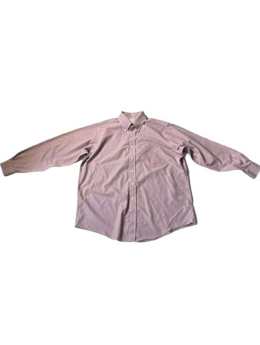 Brooks Brothers Original Polo Shirt Non-Iron Striped Dress Shirt 16 1/2 - 34